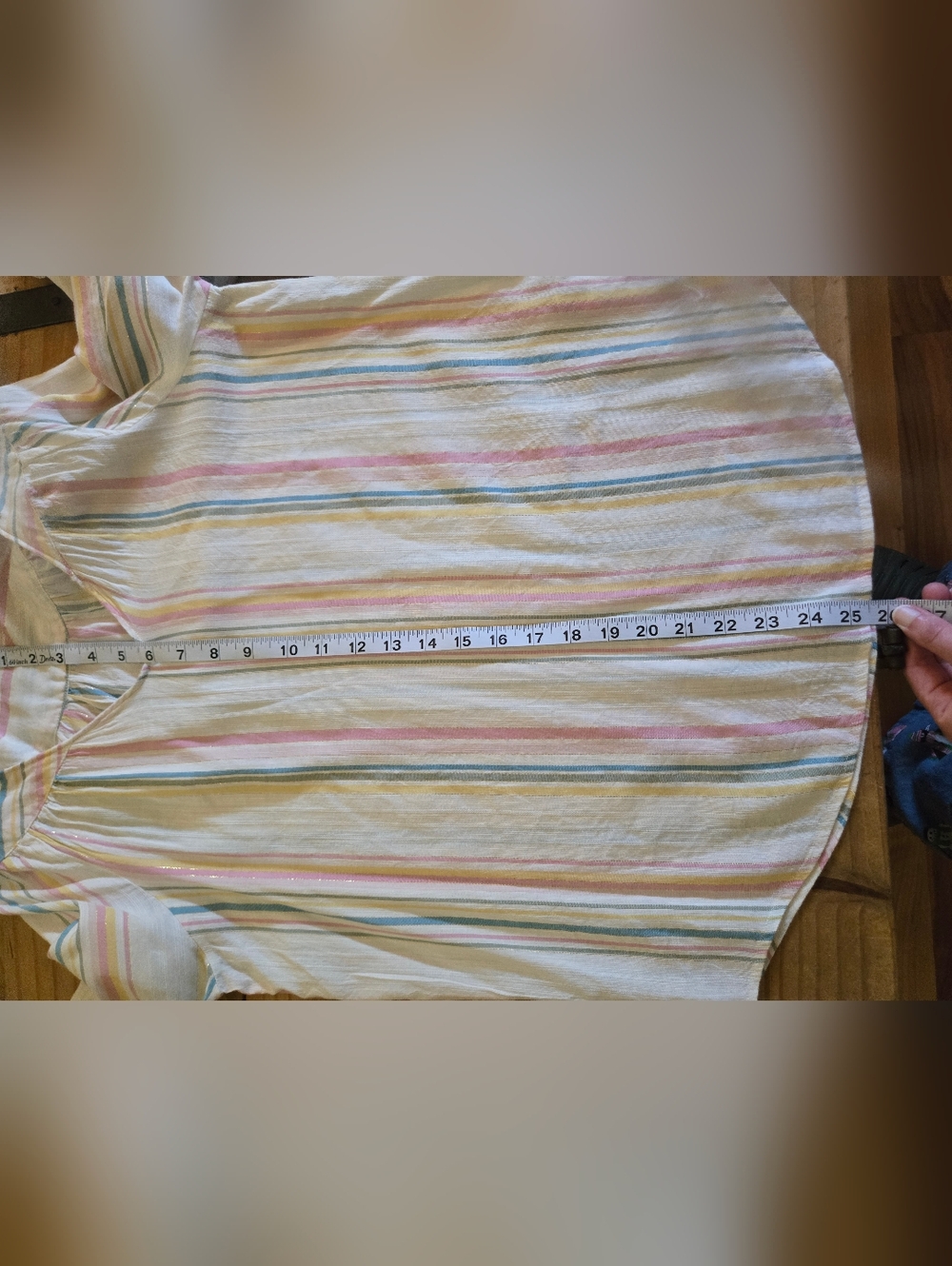 Nautica Women's Multicolor Striped Blouse - Picture 6 of 8
